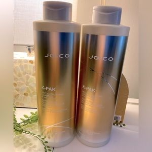 Joico K-Pak Liters. Doubles hair’s resistance to breakage. 33.8 0Z. in each
